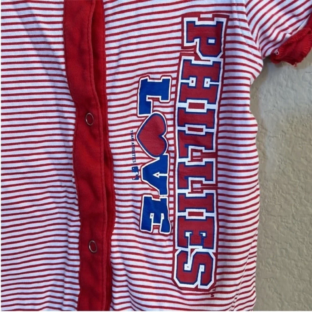 Philadelphia Phillies Button Romper